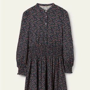 Boden Smocked Jersey Shirt Dress NWOT (sold out in this size) 20/22